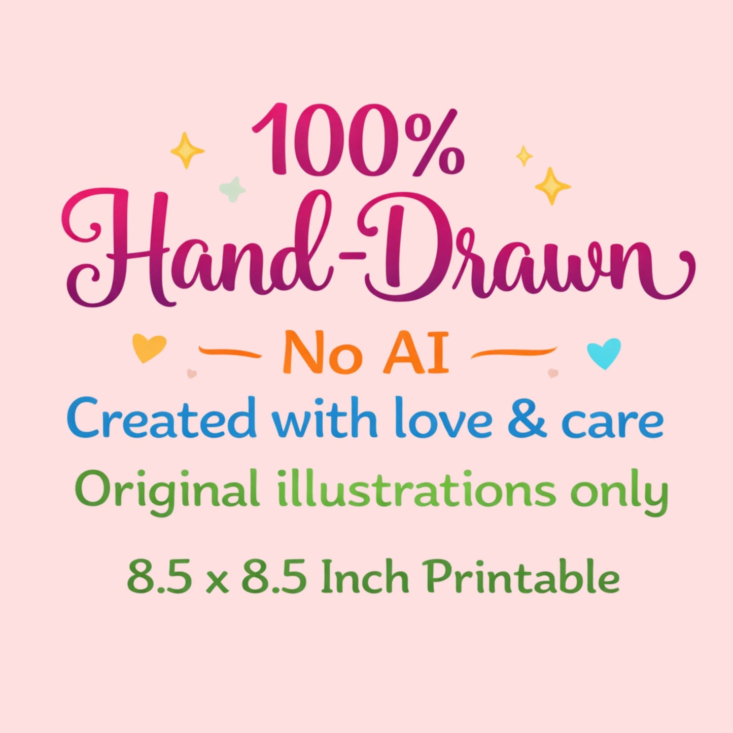 Tiny Gardens Coloring Pages for Kids – Bold & Easy Hand-Drawn Garden Scenes | Printable 8.5 x 8.5 PDF